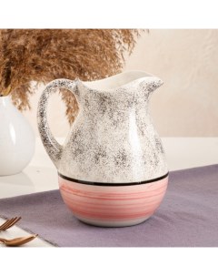 Кувшин Персия керамика розовый 1 5 л Иран Керамика ручной работы