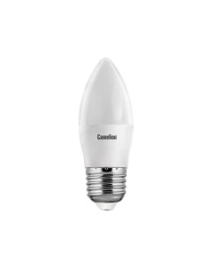 Светодиодная лампа BasicPower LED8 C35 830 E27 12389 Белый Camelion