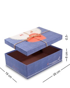 Коробка Прямоугольник цв синий WF 21 2 A 113 80036949 Packing symphony