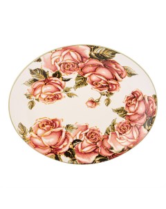 Блюдо Корейская роза 31 5x25 5x3 см керамика тарелка сервировочная Agness