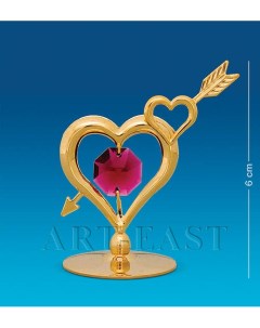 Фигурка Сердце со стрелой с цв кр Юнион AR 1293 1 113 602299 Crystal temptations
