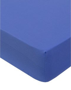 Простыня на резинке поплин АРТ Дизайн Радуга Актив Синий 120 х 200 размер Артпостель