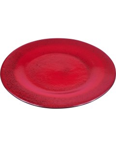 Тарелка Млечный путь 200х200мм фарфор красный черный Борисовская керамика
