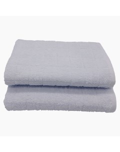 Набор из двух банных махровых полотенец Porto белый размер 50x80см 2 штуки Casa conforte