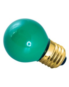 Лампа накаливания e27 10 Вт зеленая колба 401 114 Neon-night