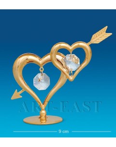 Фигурка Сердце со стелой Юнион AR 1191 113 601878 Crystal temptations
