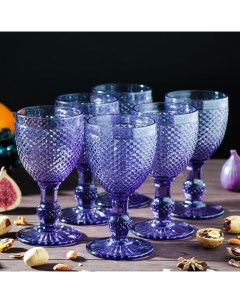 Набор бокалов Вилеро 280 мл 6 шт 8x16 см цвет фиолетовый Magistro