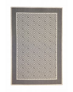 Ковер Labirint серый Турция палас на пол 70x150 см хлопок Alize