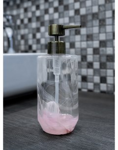 Дозатор для жидкого мыла Pink Trendy PH11238 стеклянный Proffi