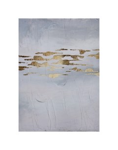 Картина холст на подрамнике Абстракция Золото 50х70 см Topposters