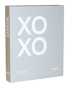 Фотоальбом XOXO 60 страниц 21х28 см под уголки серый Innova