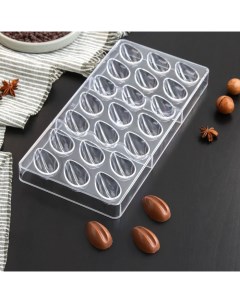 Форма для шоколада Шоколадное яйцо 33x16 2 см 21 ячейка Konfinetta
