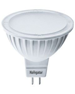Лампа светодиодная 94 245 7 Вт цоколь GU5 3 дневной свет 4000К Navigator