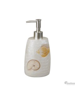 Дозатор для жидкого мыла настольный Ракушки Белый BPO 0198A полирезин Raindrops