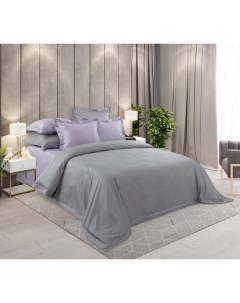 Комплект постельного белья Секрет евро макси сатин серый Текс-дизайн