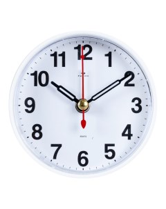Часы кварц корпус белый Классика В7 002 Рубин