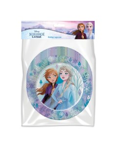 Тарелки одноразовые Frozen 2 бумага в ассортименте d 180 мм 6 шт Disney