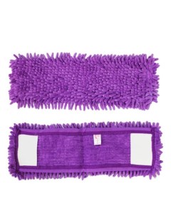 Сменный блок для швабры микрофибра лапша эластичный карман фиолетовый KD R10 Умничка