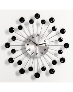 Часы настенные Ажур Лучики плавный ход d 12 см 34 х 34 см Nobrand