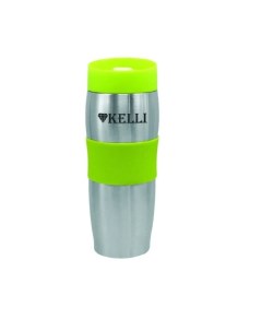 KL 0942 термокружка 0 4л зеленый Kelli