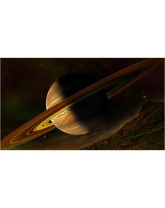 Картина на холсте с подрамником ХитАрт Планета 100x56 см Модулка