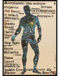 Постер к фильму Внутреннее пространство Innerspace Оригинальный 73 7x101 6 см Nobrand