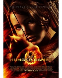 Постер к фильму Голодные игры The Hunger Games 50x70 см Nobrand
