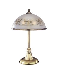 Лампа настольная Silver 6002 P 6002 G 2 лампы E27 60W белая Reccagni angelo