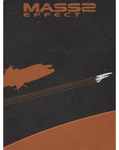 Постер к игре Масс Эффект 2 Mass Effect 2 Оригинальный 76 2x101 6 см Nobrand