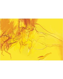 Картина на холсте с подрамником ХитАрт Желтые узоры 60x40 см Модулка
