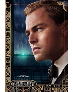 Постер к фильму Великий Гэтсби The Great Gatsby A3 Nobrand