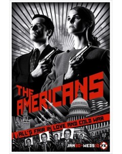 Постер к сериалу Американцы The Americans A3 Nobrand
