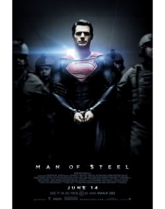 Постер к фильму Человек из стали Man of Steel A3 Nobrand