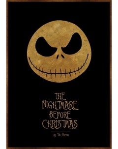Постер к мультфильму Кошмар перед Рождеством The Nightmare Before Christmas A1 Nobrand