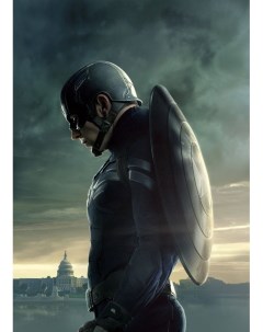 Постер к фильму Первый мститель Другая война Captain America The Winter Soldier A3 Nobrand