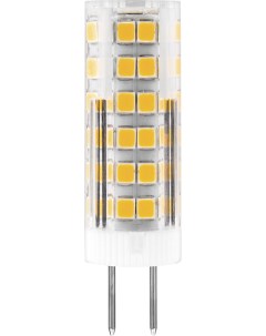 Лампочка светодиодная LB 433 25898 230V 7W JCD E14 2700K упаковка 5 шт Feron