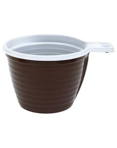 Чашка одноразовая для кофе пластик 180 мл Metro