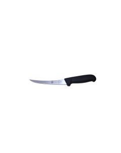 Нож обвалочный 130 260 мм изогнутый гибкое лезвие черный SAFE 1 шт Icel