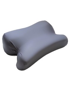 Наволочка на бьюти подушку от морщин сна высота 13 см цвет серый Skydreams