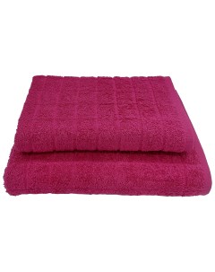 Набор из 2 х махровых полотенец Porto т бордо размеры 50x80см70x130см Casa conforte