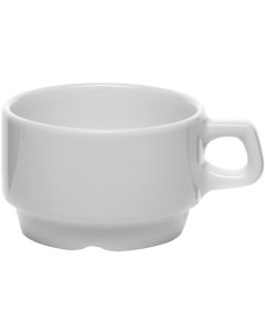 Чашка Кашуб хел чайная 200мл 85х85х55мм фарфор белый Lubiana