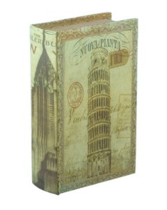Шкатулка книга Пизанская башня 17х11х5 см цвет 005 арт BBK 01 Gamma
