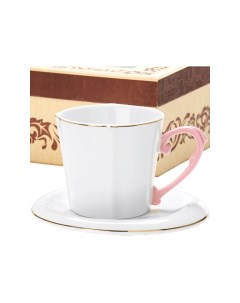 Чайный сервиз LORAINE 26644 Белый розовый Mayer&boch