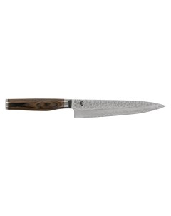 Нож кухонный Шан Премьер 16 5 см ручка дерева пакка Kai