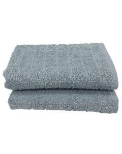 Набор из двух банных махровых полотенец Porto серый размер 50x80см 2 штуки Casa conforte
