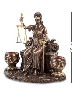 Подсвечник Богиня Правосудия Veronese