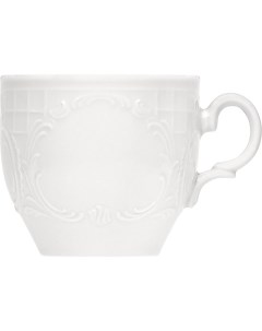 Чашка Моцарт чайная 260мл 85х85х76мм фарфор белый Bauscher