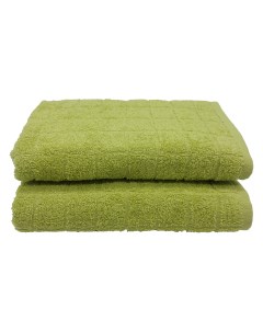 Набор из двух банных махровых полотенец Porto зеленый размер 50x80см 2 штуки Casa conforte