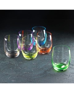 Набор стаканов для воды Клаб 300 мл 6 шт Crystal bohemia