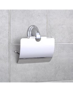 Держатель для туалетной бумаги с крышкой A11105 цвет хром Accoona